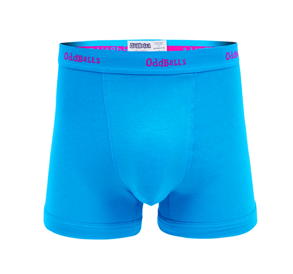 Cyan & Magenta - Mens Cotton Boxer Shorts