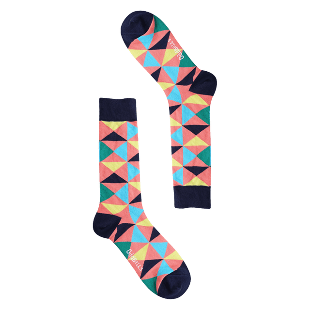 Coral Triangles - Socks