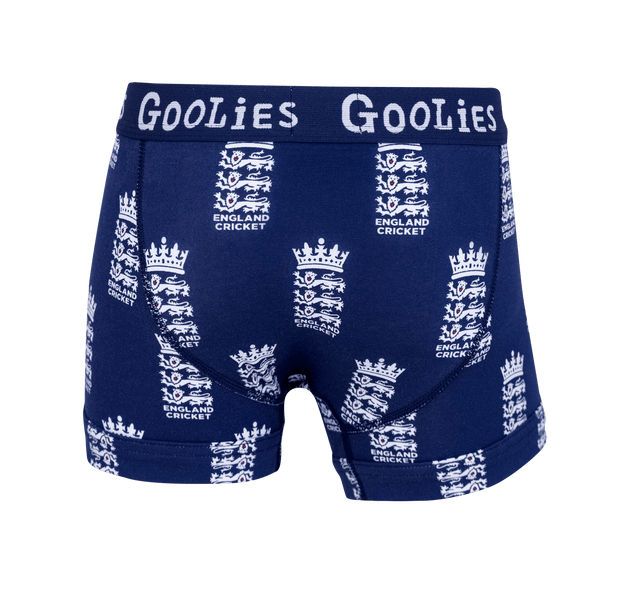 England Cricket BLUE - Kids Boxer Shorts - Goolies
