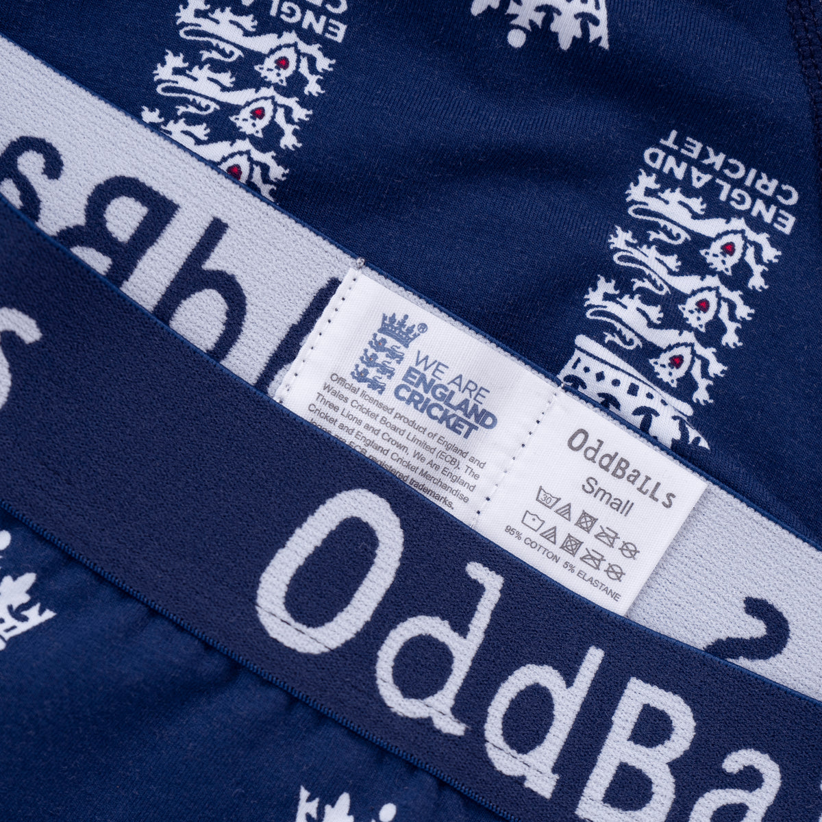 England Cricket BLUE - Mens Cotton Boxer Shorts