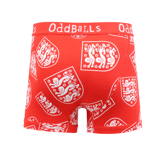 England FA - Away Red - Mens Boxer Shorts