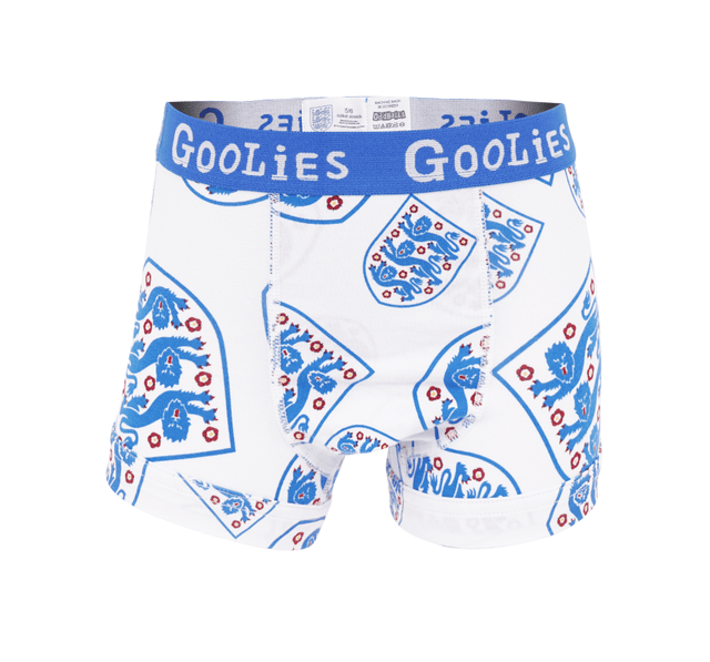 England FA - Home White - Kids Boxer Shorts - Goolies