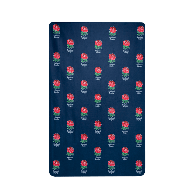 England Rugby Navy - Repeat - Luxury Sherpa Fleece Blanket