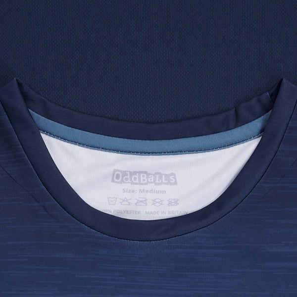 Navy / Green - Gradient - Flex Fit - Mens Training T-Shirt