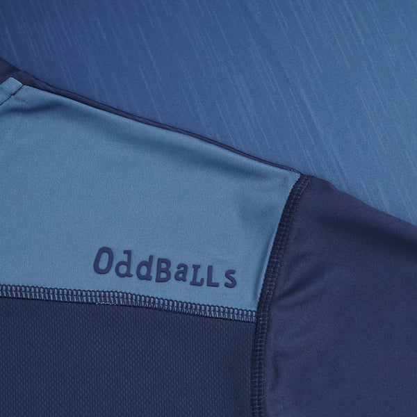 Navy / Green - Gradient - Flex Fit - Mens Training T-Shirt