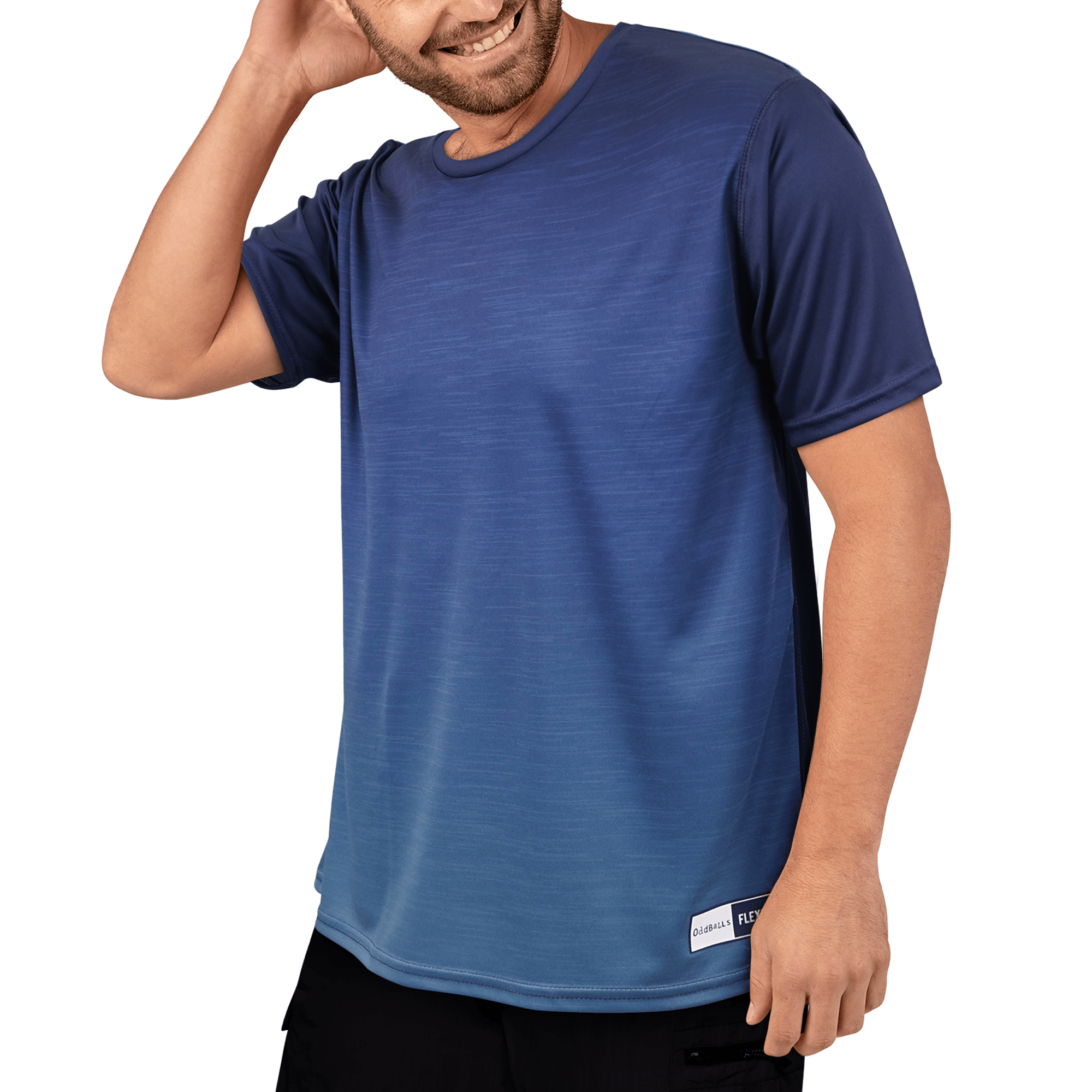 Green Gradient Flex Fit Training T Shirt