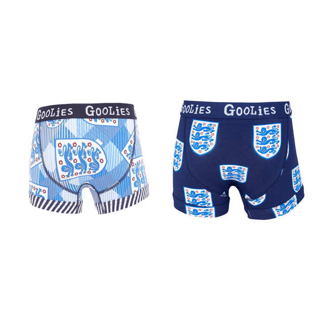 England FA Classic Bundle - Kids Boxer Shorts 2 Pack Bundle