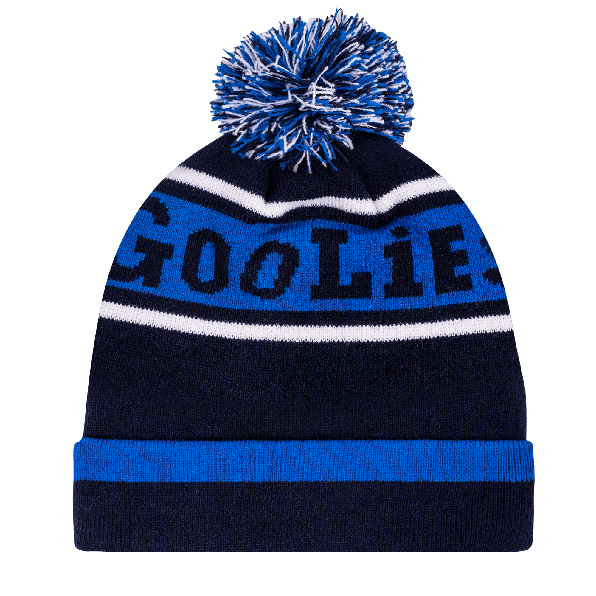 OddBalls Kids Bobble Hat - Original, Navy, Royal, White