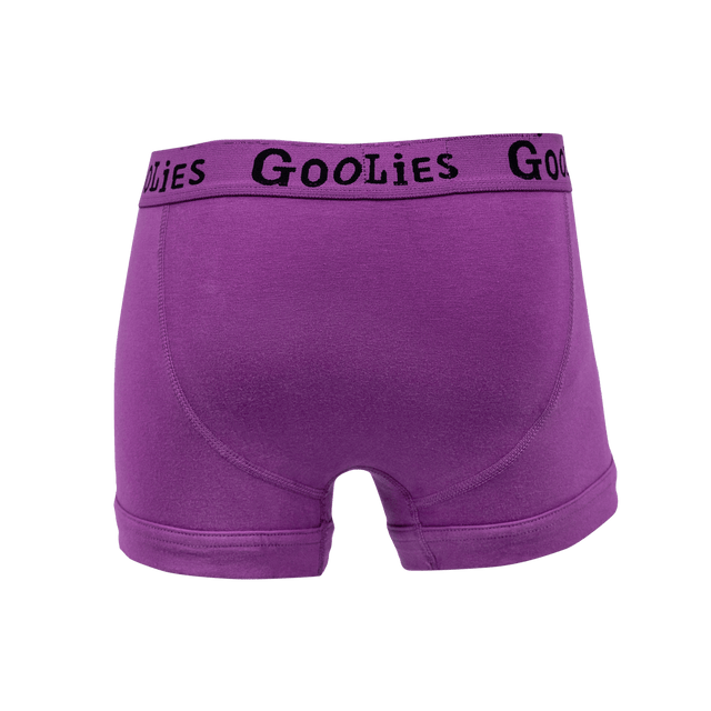 Purple & Black - Kids Boxer Briefs - Goolies