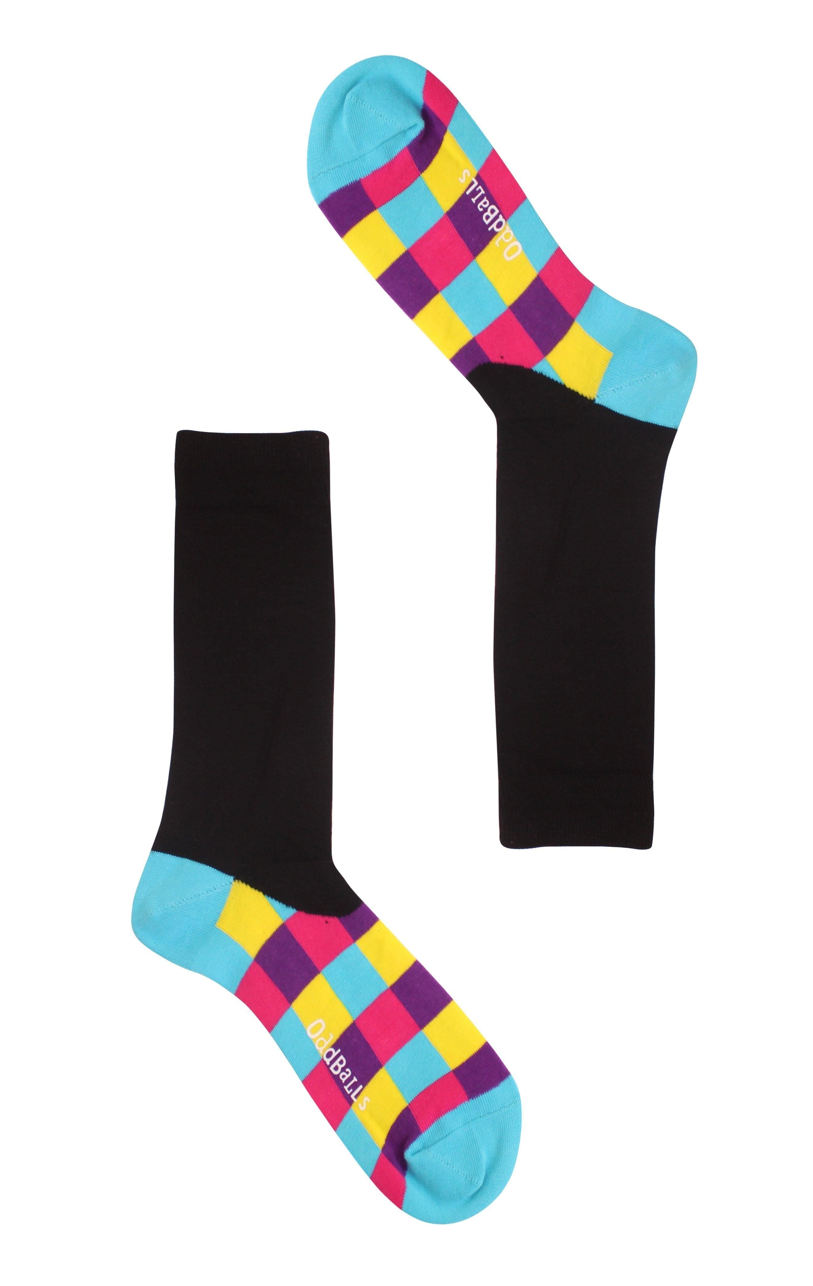 Hidden Lollipop Check Socks
