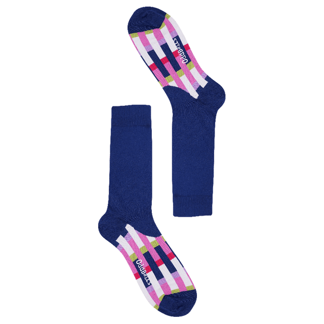 Hidden Navy Towers - Socks