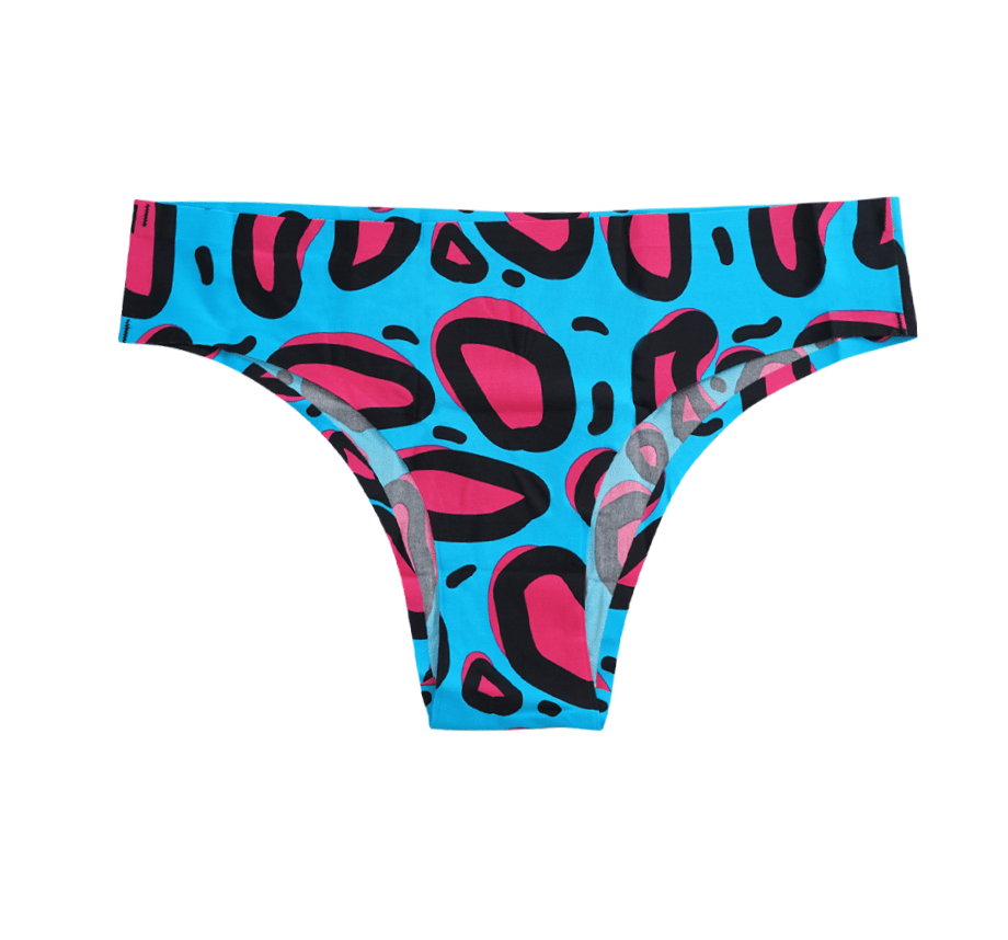 Lazy Leopard Seamless Brazilian Briefs