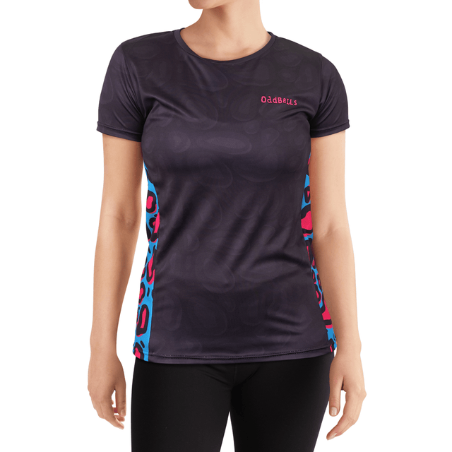 Lazy Leopard - Tech Fit - Womens Training T-Shirt