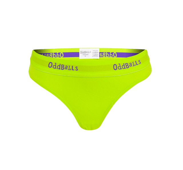 Lime & Purple - Ladies Thong