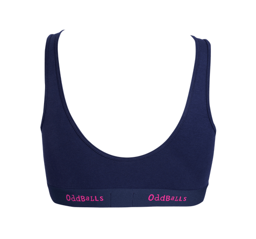 Navy and Magenta - Ladies Bralette