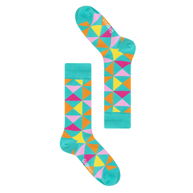 Peppermint Triangles - Socks Size 1-2