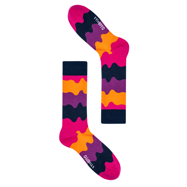 Pink Waves - Socks