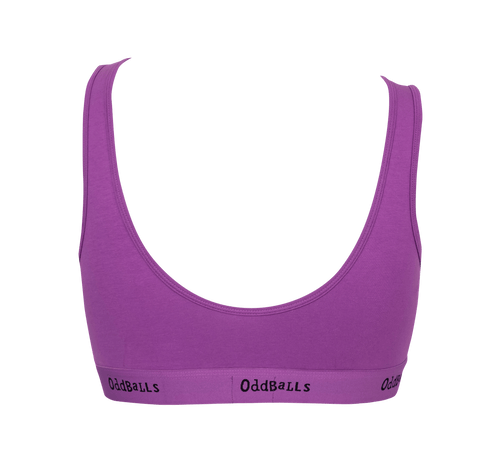 Purple & Black - Ladies Bralette