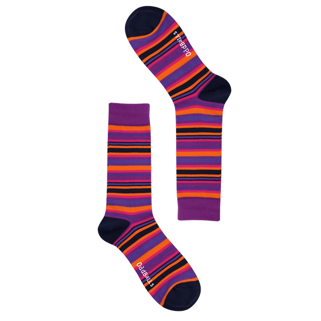 Purple Lines - Socks