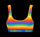 Rainbow - Ladies Bralette