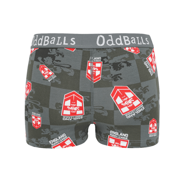 England Rugby League Grey - Ladies Boxers