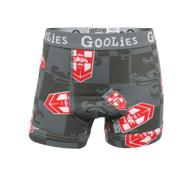 England Rugby League Grey - Kids Boxer Shorts - Goolies