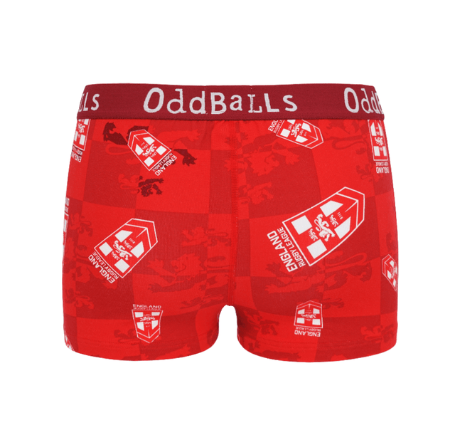 England Rugby League Red - Ladies Boxers