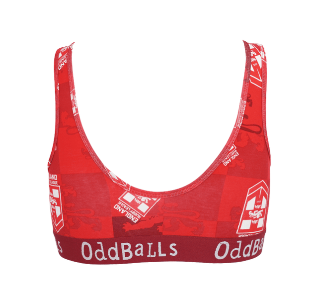 England Rugby League Red - Ladies Bralette