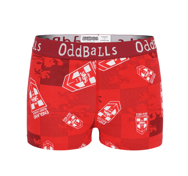 England Rugby League Red - Ladies Boxers