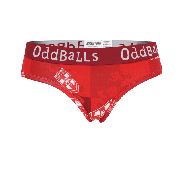 England Rugby League Red - Ladies Briefs