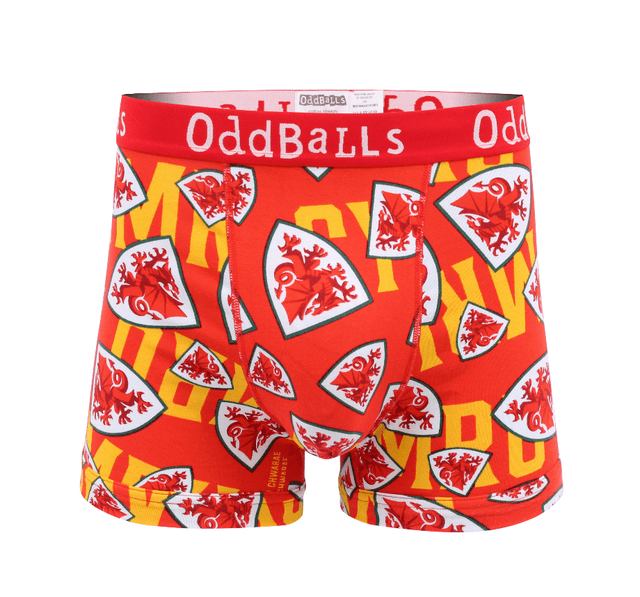 FA Wales Red - Mens Boxer Shorts