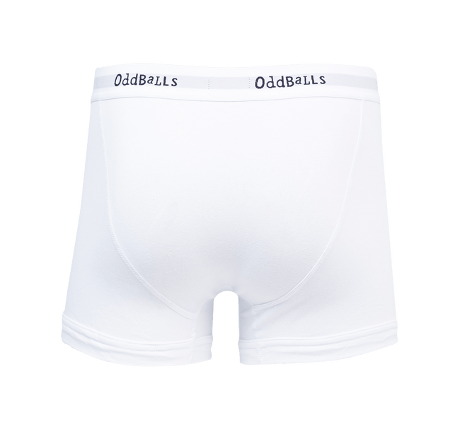 Classic White - Mens Boxer Shorts