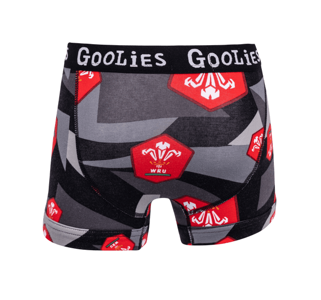 Welsh Rugby Union - Away - Kids Boxer Shorts - Goolies