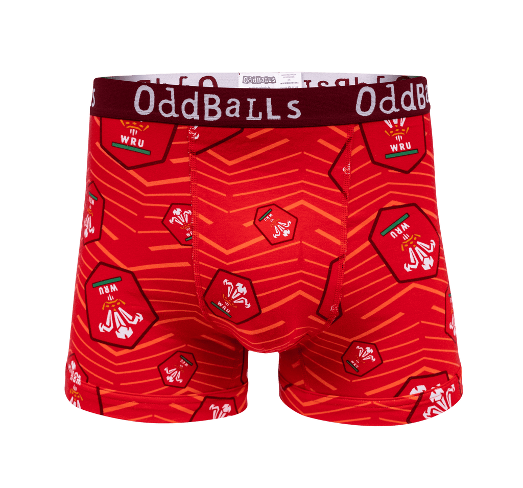 Welsh Rugby Union Home Mens Boxer Shorts