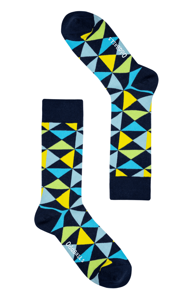 Yellow Triangles - Socks