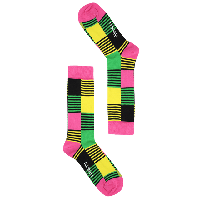 Yellow Blocks - Socks