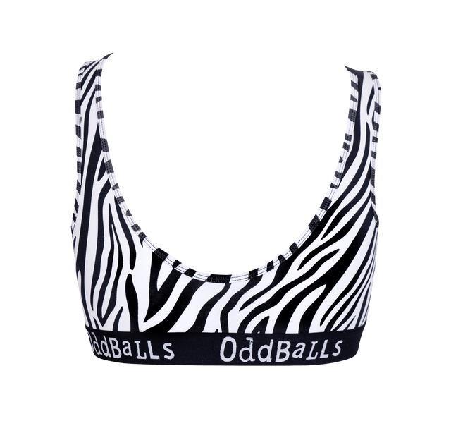 Zebra Crossing - Teen Girls Bralette