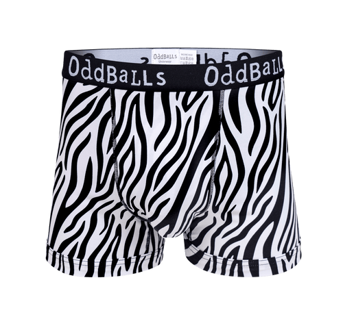 Zebra Crossing - Mens Cotton Boxer Shorts